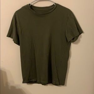 Plain green tee